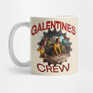 Galentines crew on the bridge of a ship Mug